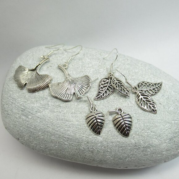 Leaf earrings - Picture 1 of 6
